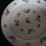 Plat de service rond creux porcelaine Limoges Michelaud Lucien 1908
