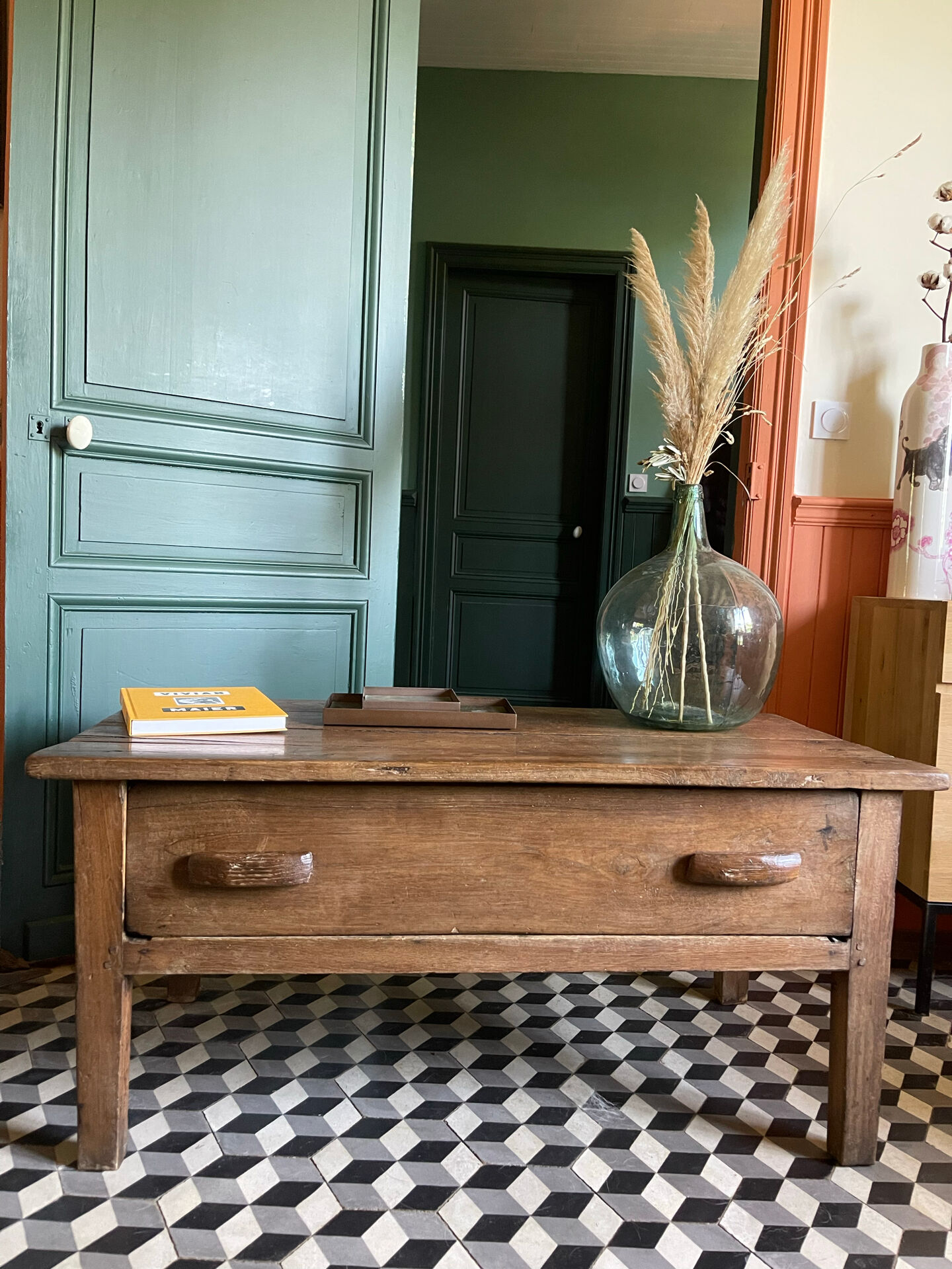 Old farmhouse coffee table
