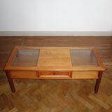 GPlan teak and glass coffee table from the 1970s