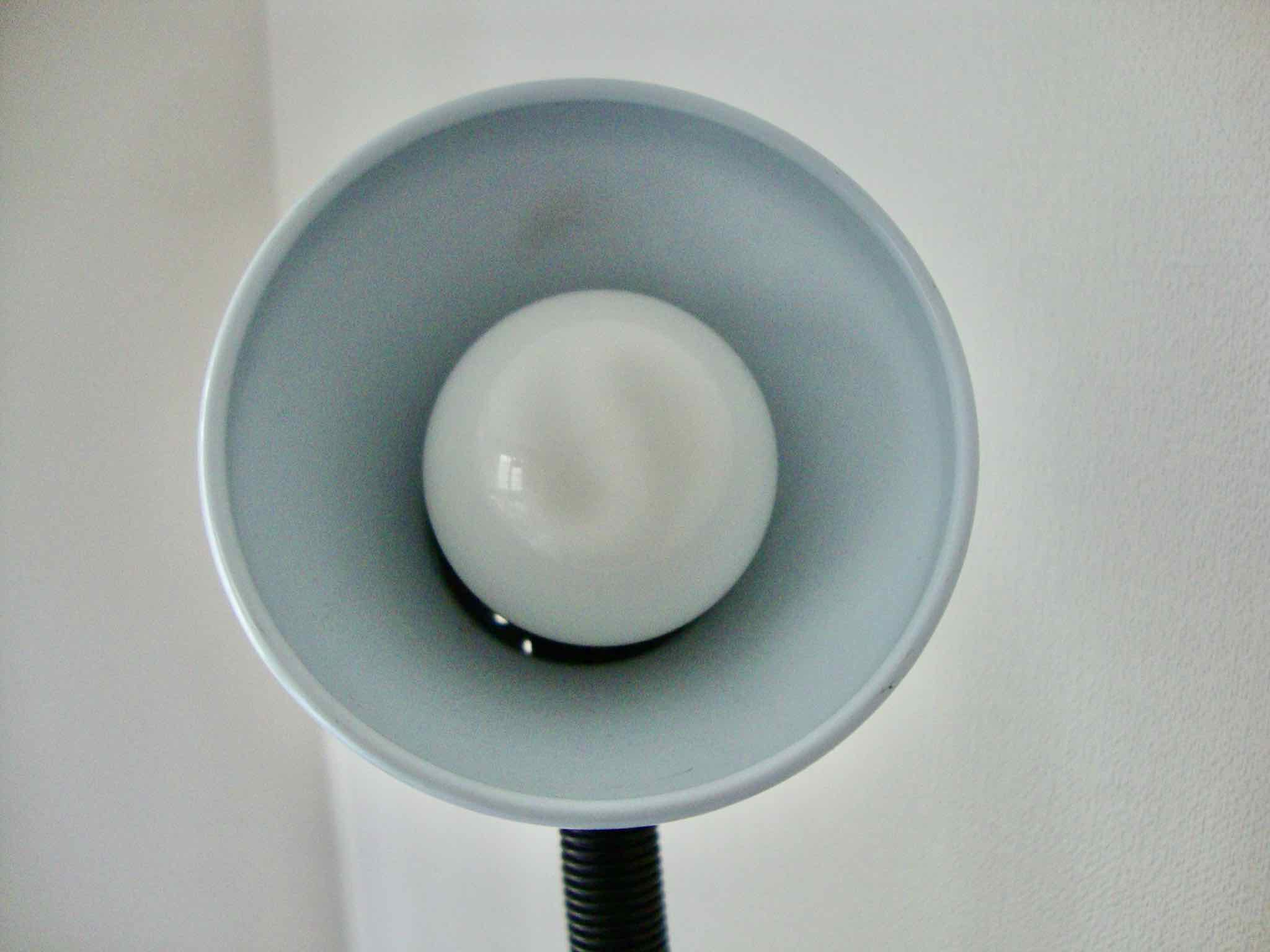 Vintage layette blue office lamp