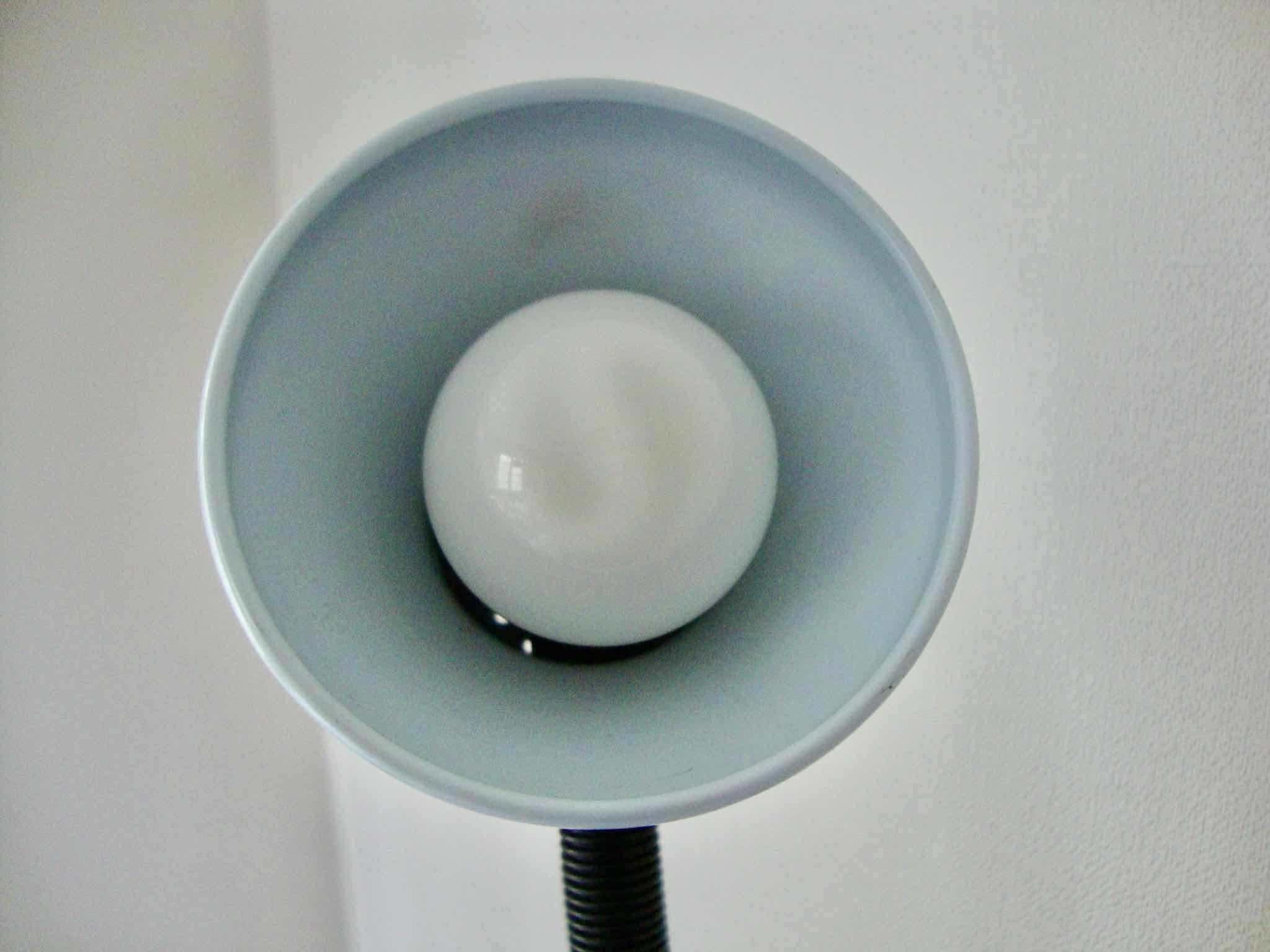 Vintage layette blue office lamp