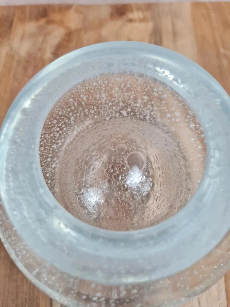 Bubble glass soliflore – Murano style