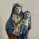 18th century Virgin Mary in Nevers earthenware