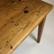 English antique pine dining table