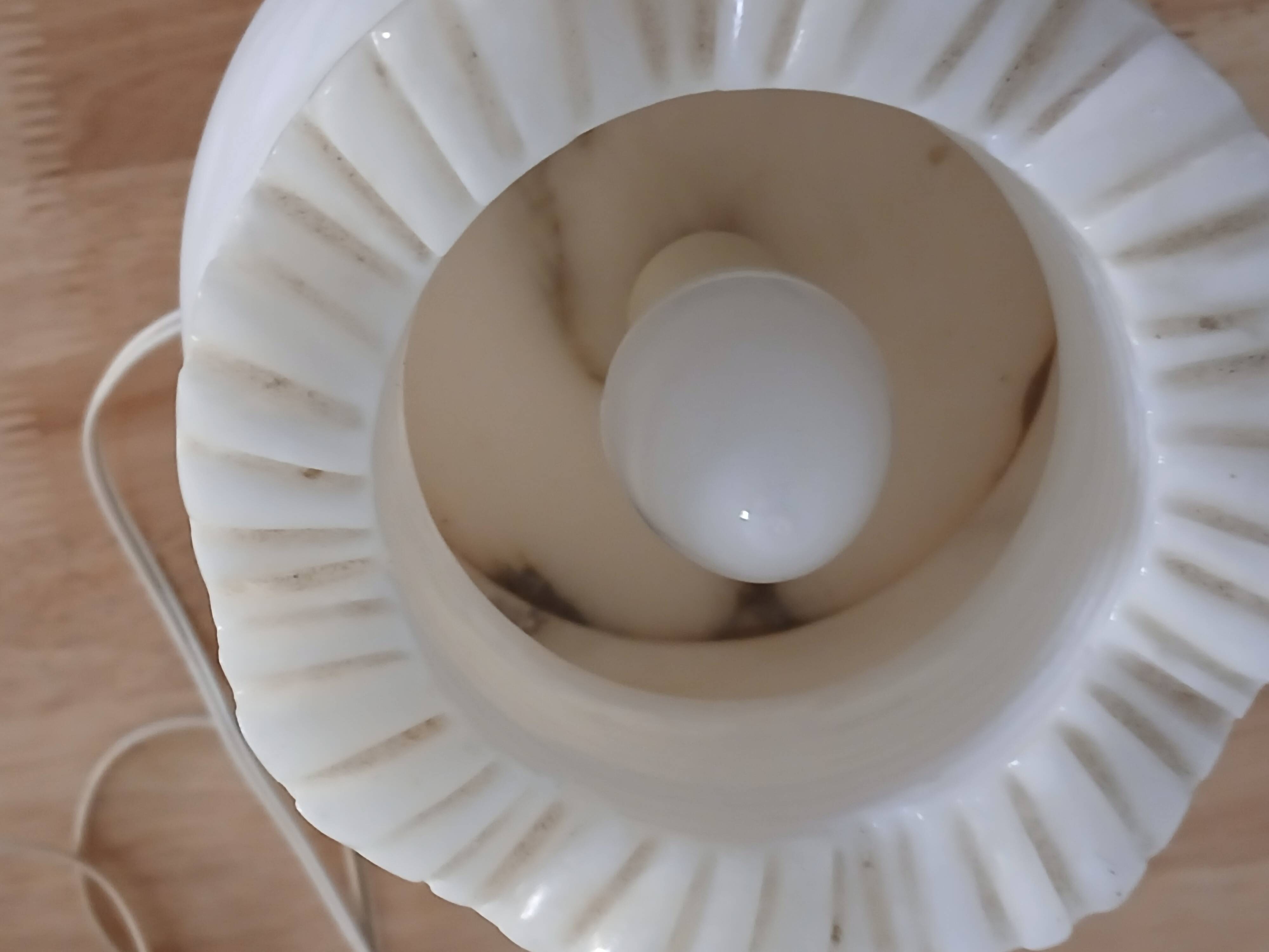 vintage alabaster marble lamp from the 50s-60s