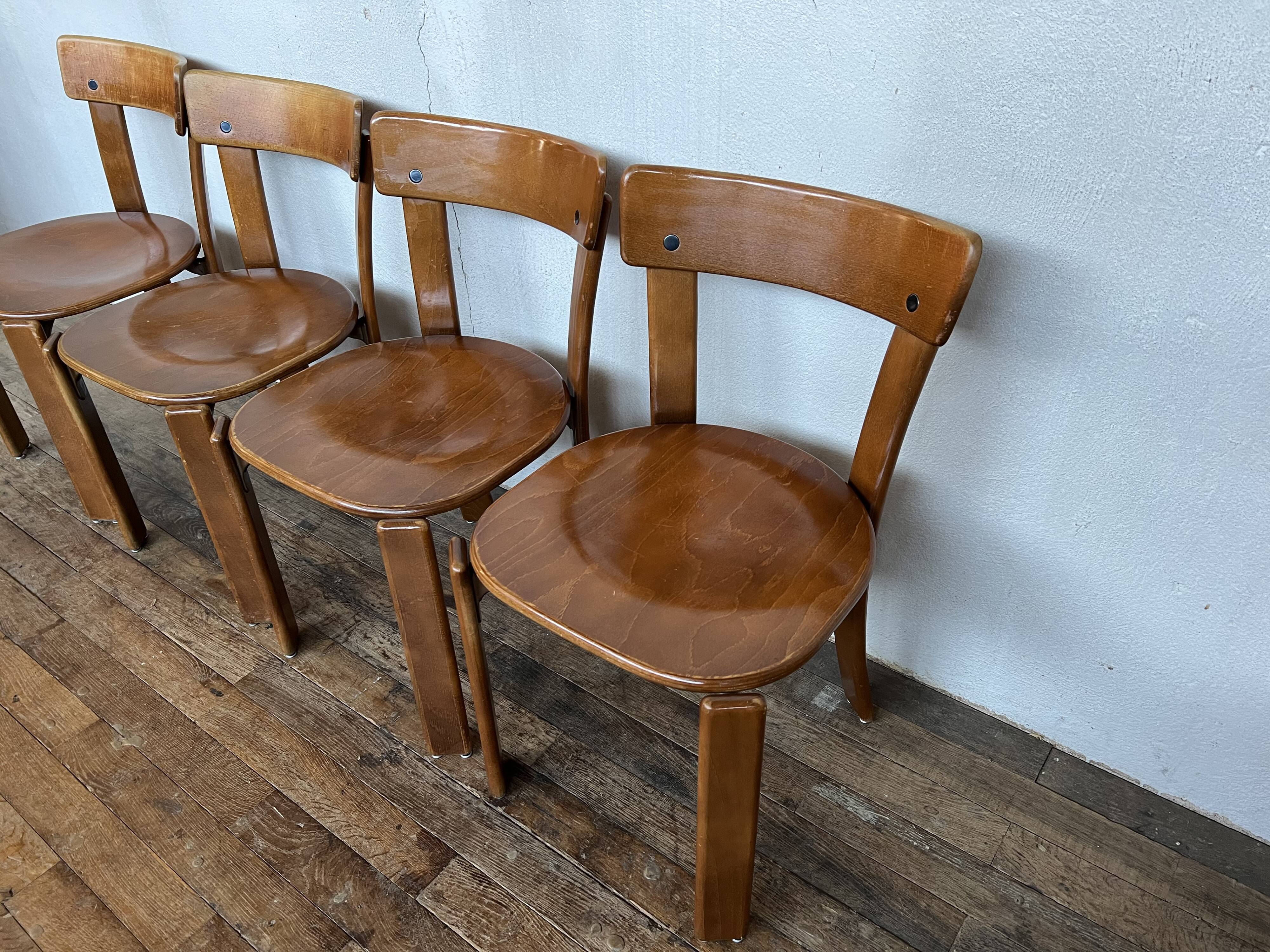 Lot de 50 chaises design Bruno rey swiss vintage design