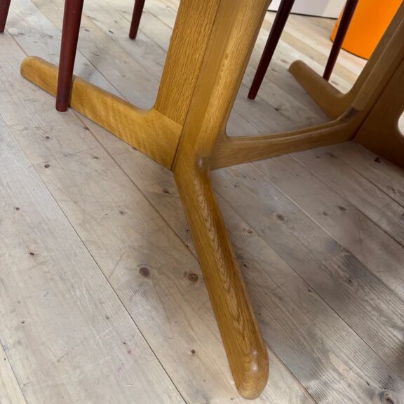 Extendable dining table in teak, Denmark 1960