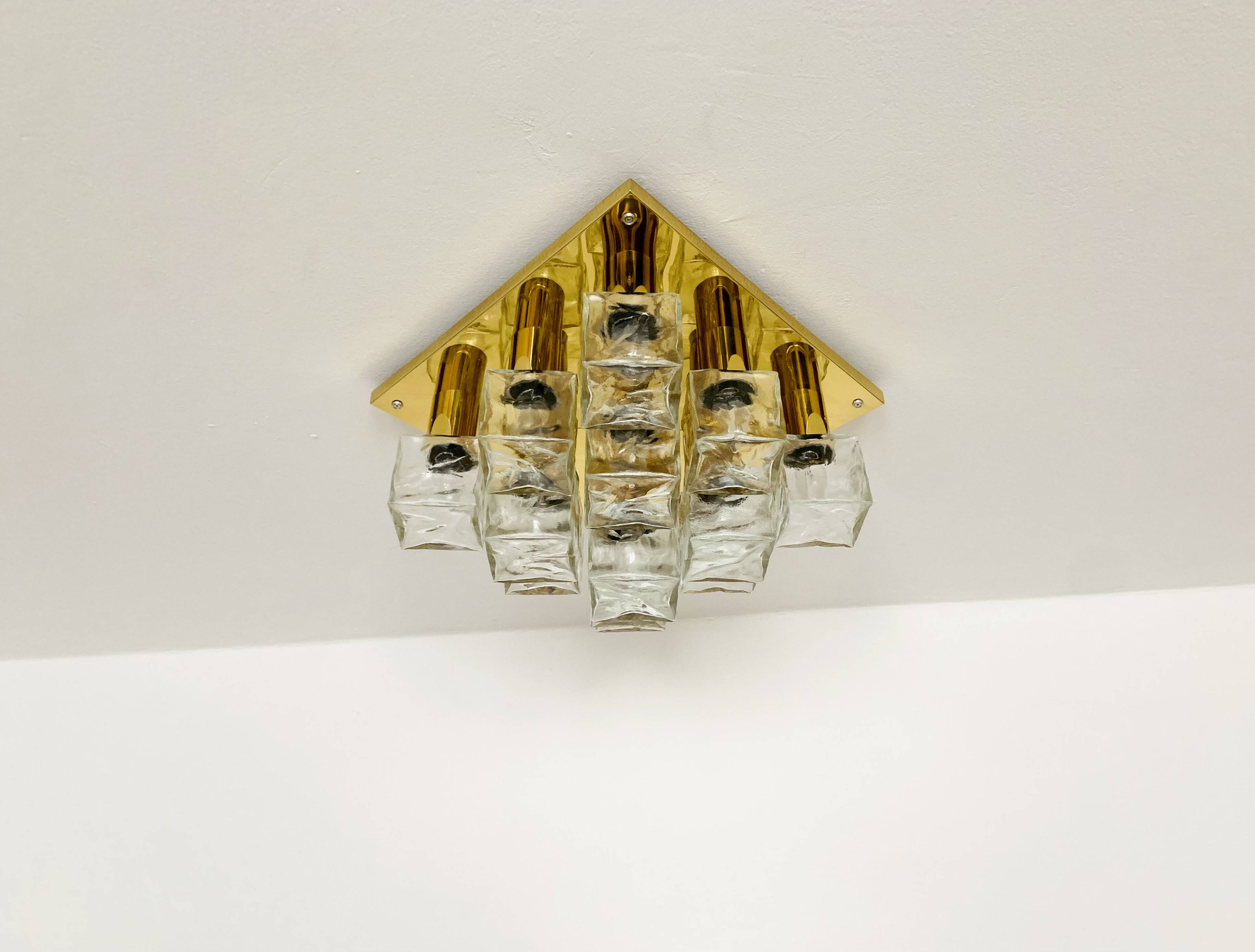 Ice Cube Flush Light by J.T. Kalmar