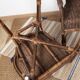 Vintage Rattan Armchair, wicker, set of 3