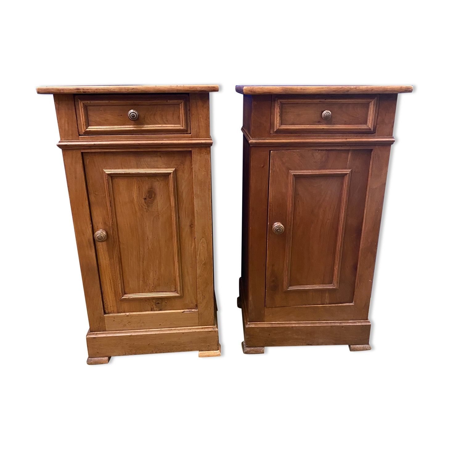 Pair bedside / louis Philippe nightstand
