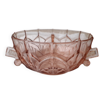 Glass salad bowl