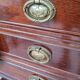 Louis XVI style silver cabinet from the early 20th century.
