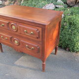 Parisian jumping chest of drawers, 2 drawers, Louis XVI style