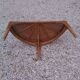 Table basse demi-lune en rotin