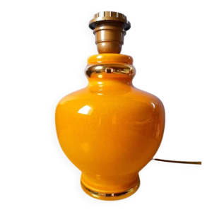 Lampe en céramique craquelée, - dauphin