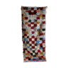 Tapis boucherouite berbère du Maroc 199 x 81 cm