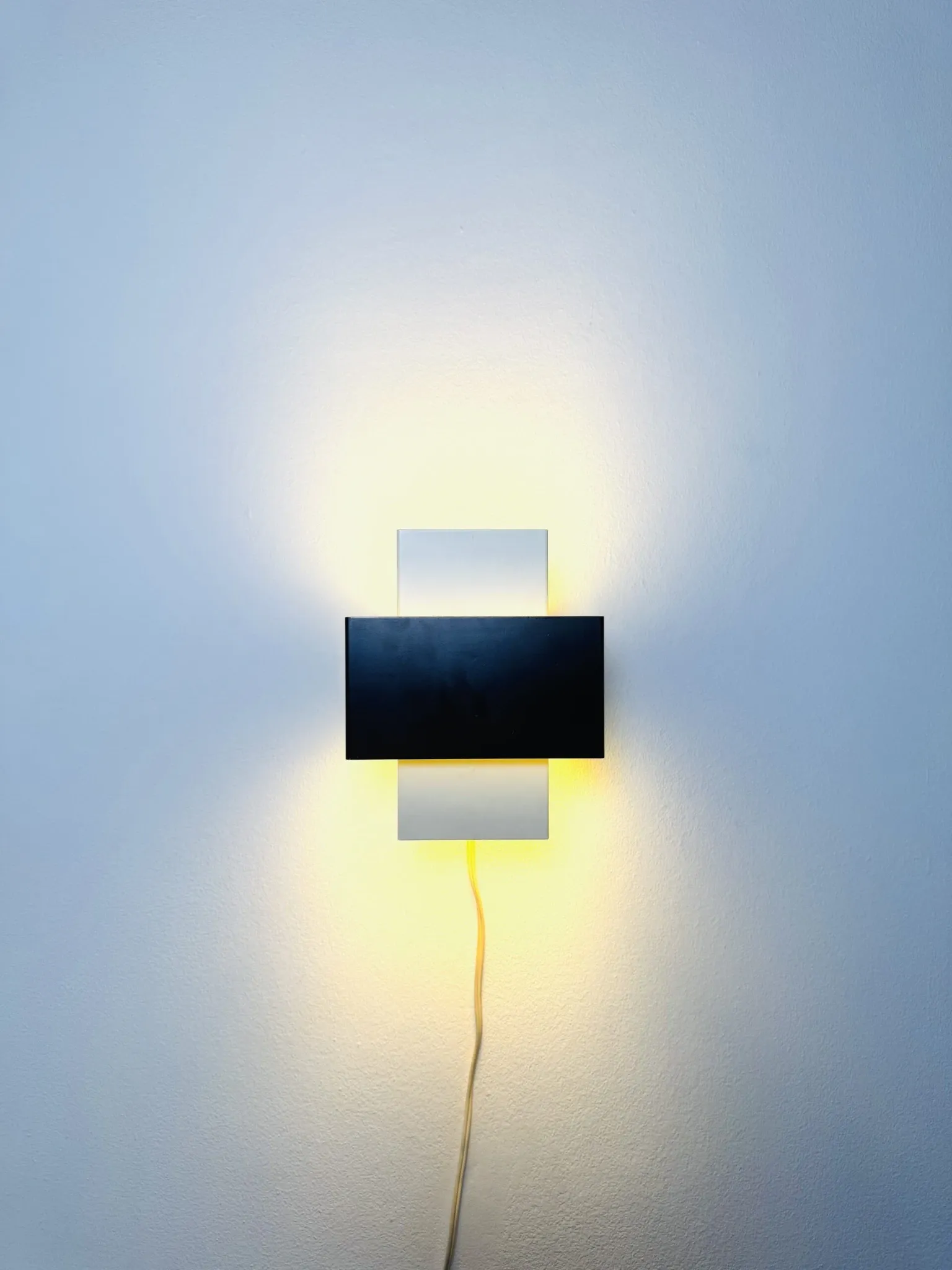 Geometric Wall Lamp By J.J.M. Hoogervorst For Anvia Nederland, The Netherlands, 1960S