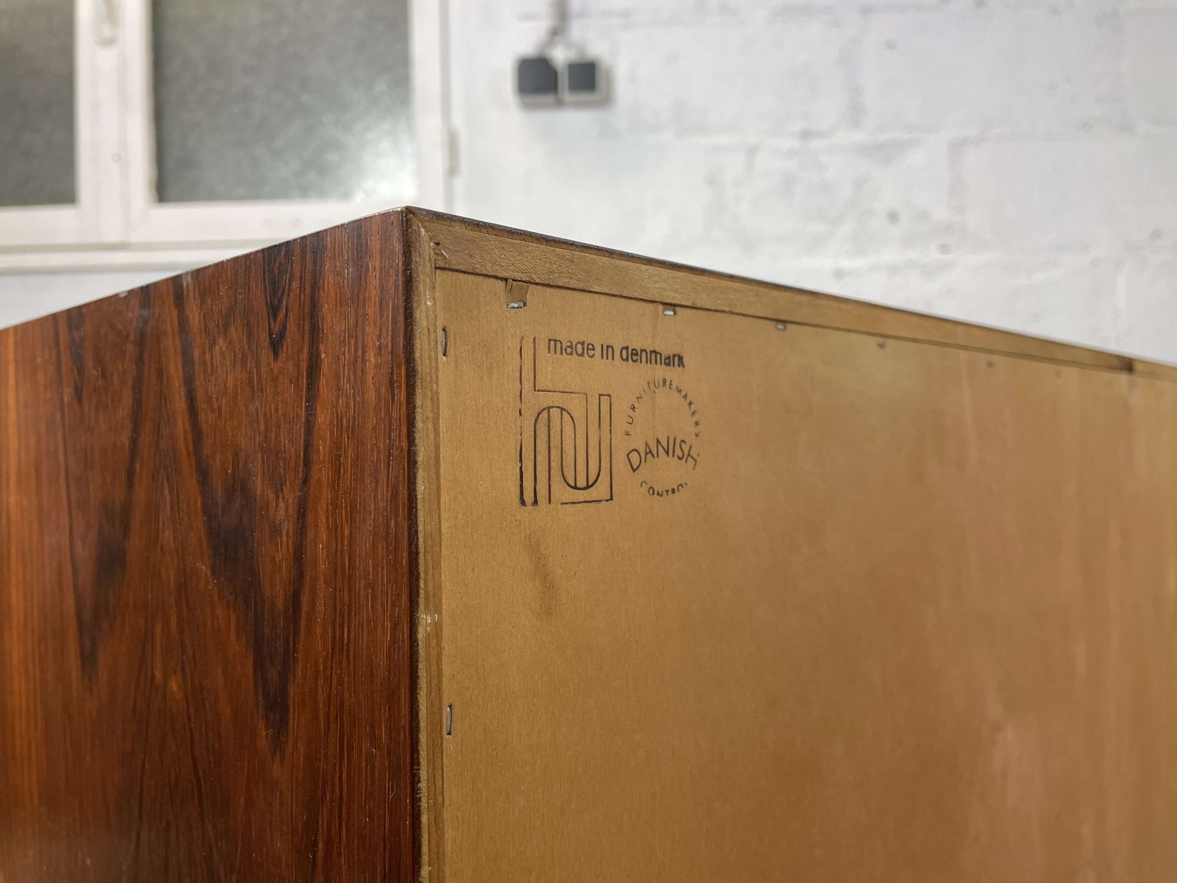 Scandinavian rosewood sideboard from Poul Hundevad, 60s