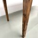 Beech farmhouse table, tapered legs, France, 1970s