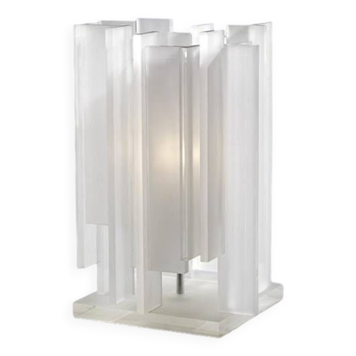 Gerhard berg. Lampe à poser, ''berg table'', northern lighting, années 1990/2000, plexiglas.