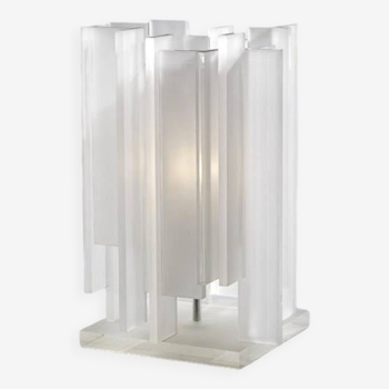 Gerhard Berg. Table lamp, "berg table", northern lighting, 1990s/2000s, plexiglass.