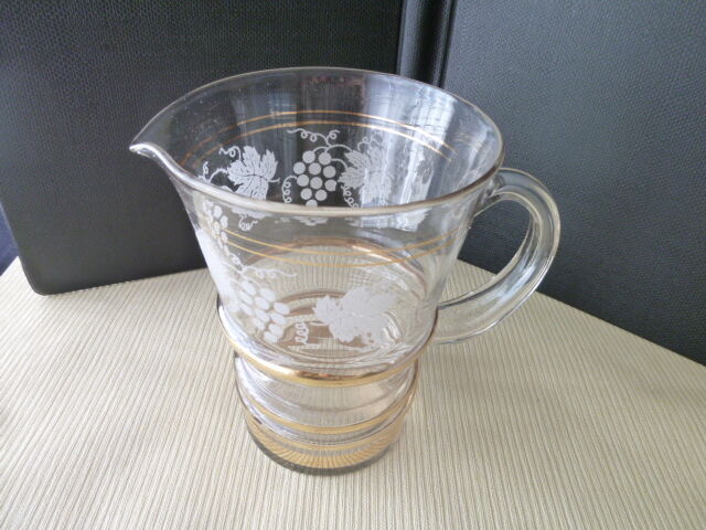 Carafe, water pitcher or orangeade Vintage 50s