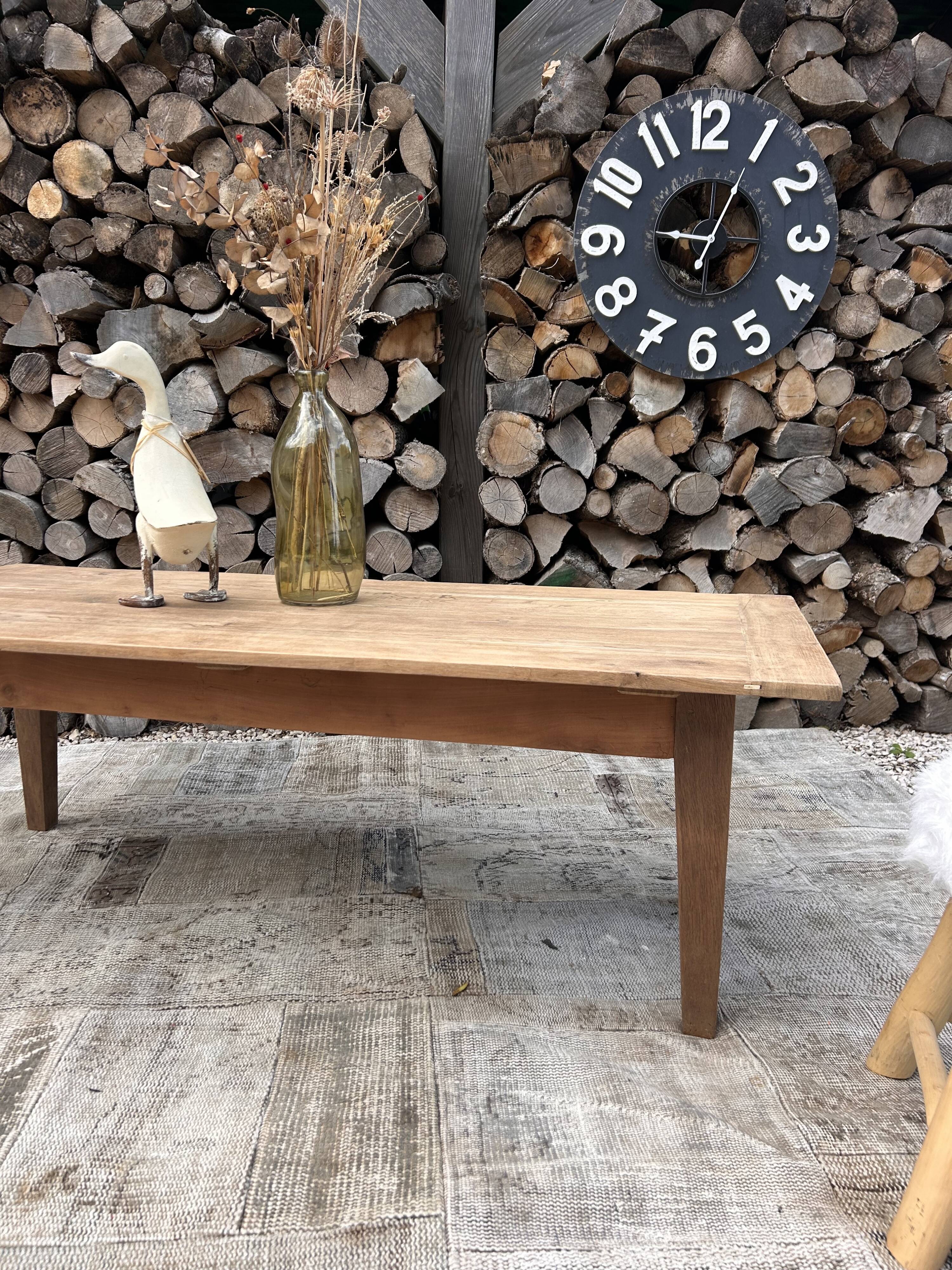 Renovated solid wood coffee table