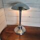 Chromed metal mushroom lamp from the 70s, 58 cm H
