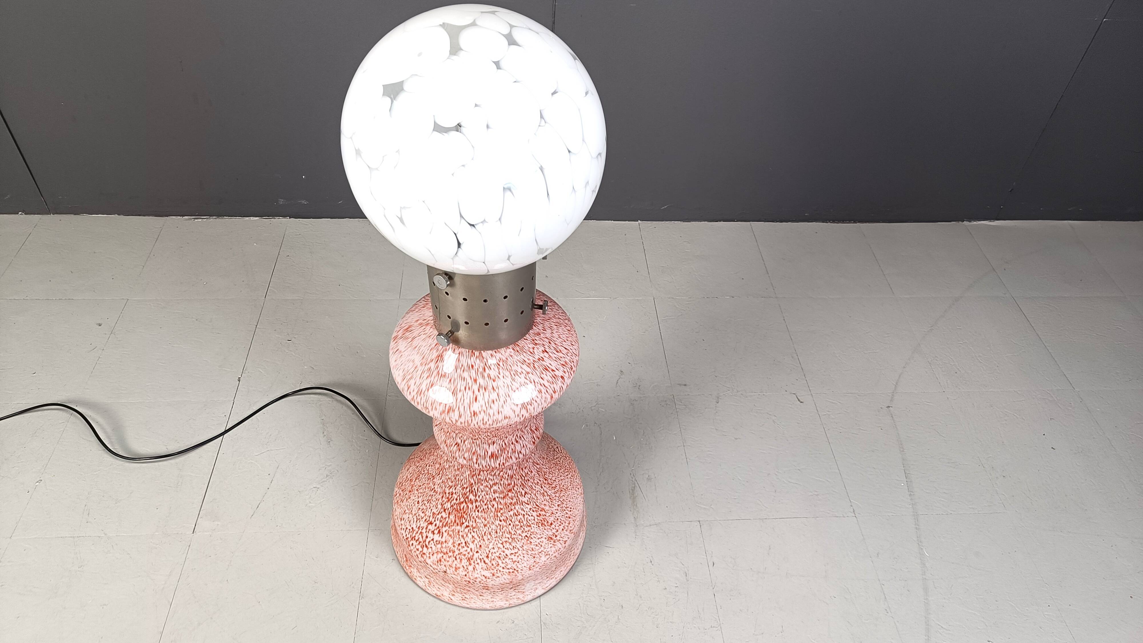 Vintage floor lamp by Mazzega, 1960s