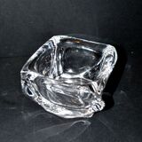 Ashtray in blown crystal DAUM France DESIGN Modernist 1960