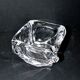 Ashtray in blown crystal DAUM France DESIGN Modernist 1960
