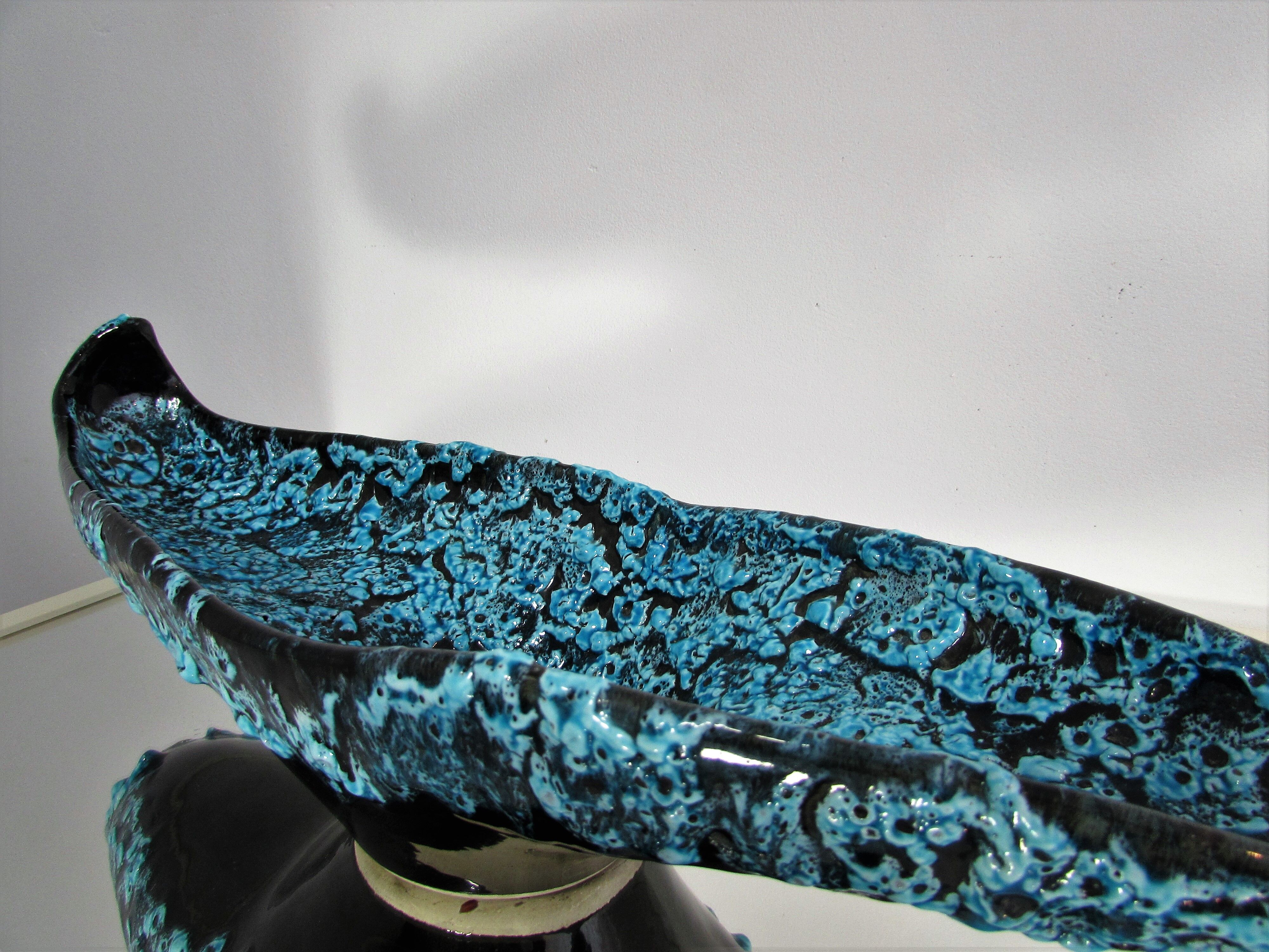 Large vintage ceramic bowl 1960's