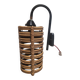 Rattan wall light