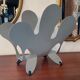 Vintage magazine holder from the 80s in metal