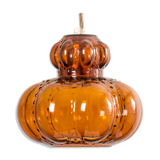 Amber pendant lamp, France, 1960's