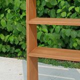 Solid wood bookcase shelf