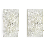 1 of 2 pairs of large wall sconces by Kalmar, Austria, 1960s