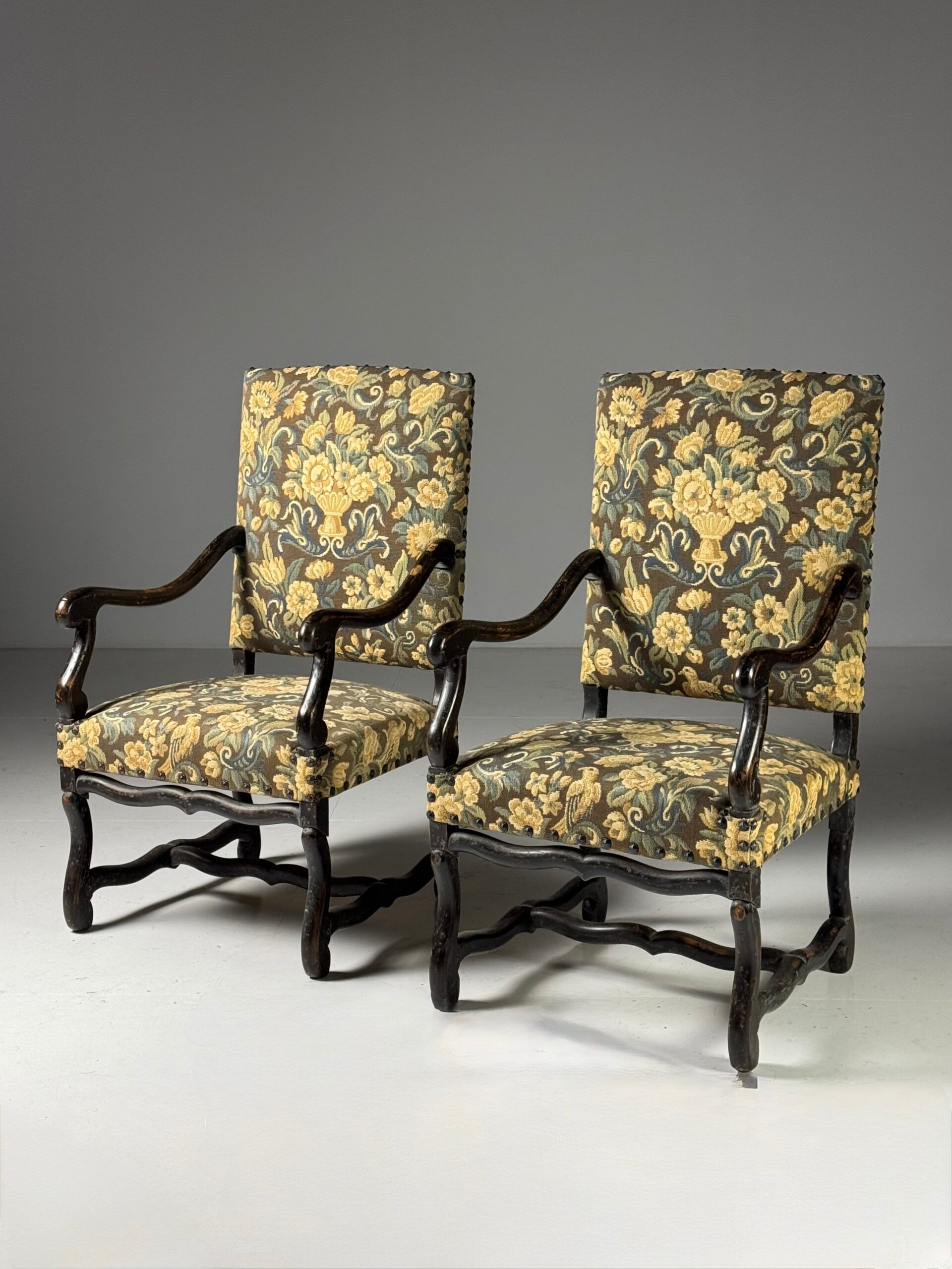 Ensemble de 2 fauteuils Os de Mouton