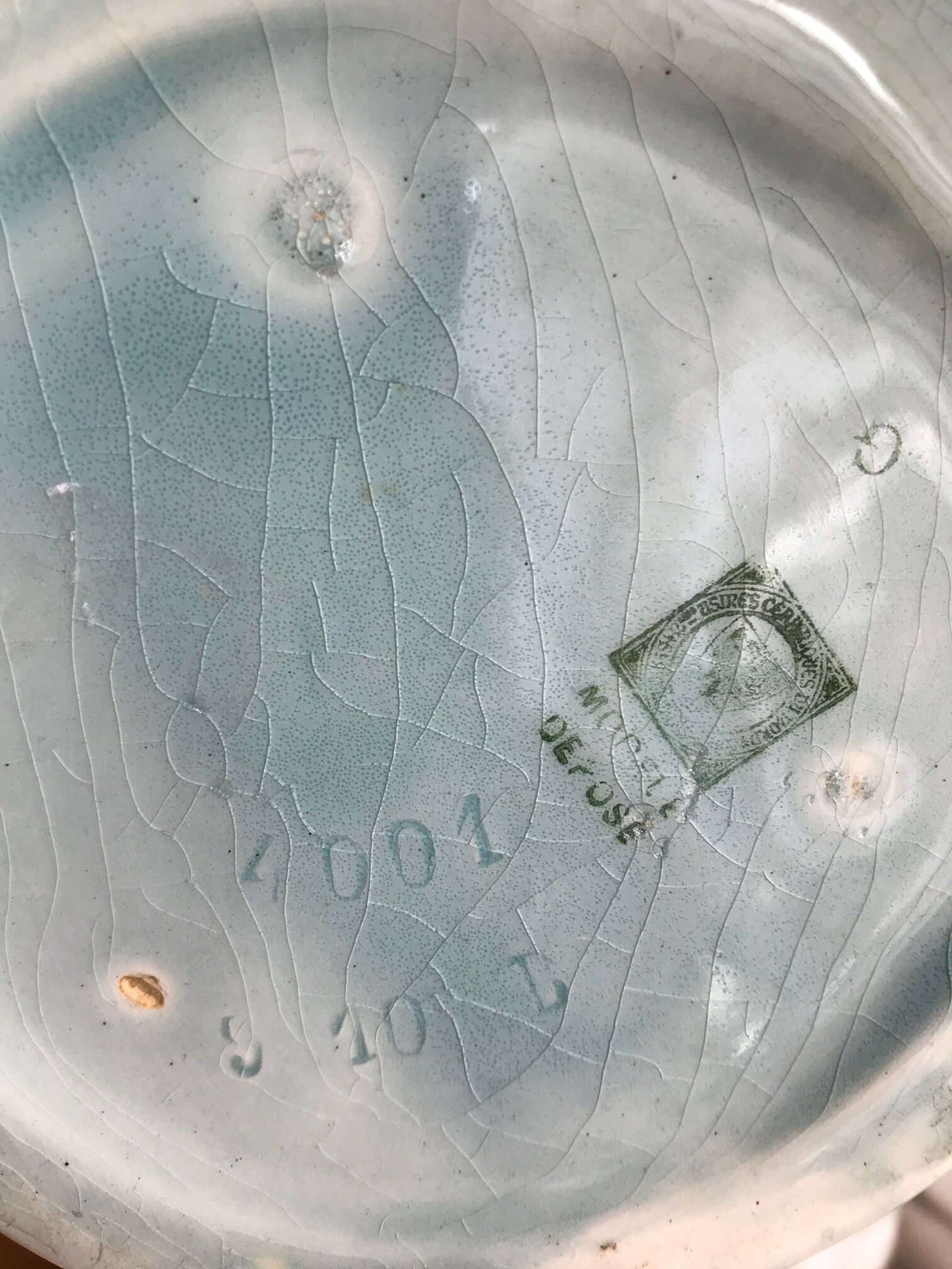 Pair of ceramic vases, 50s