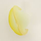 Bowl in the shape of a shell made of pulegoso Murano glass, Italy, 1960s.