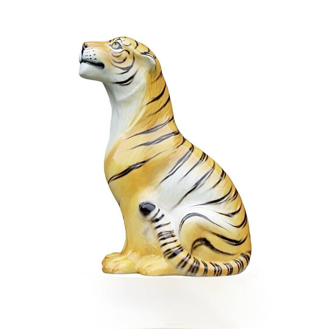 Ceramic tiger, Italy, 1970