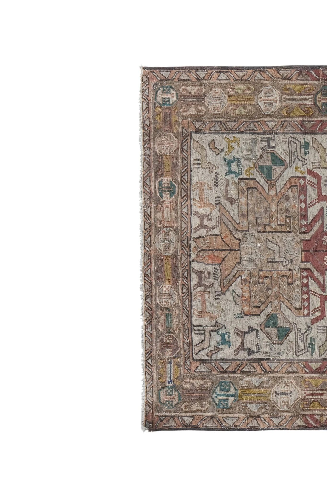 Vintage hand-embroidered tablecloth 100x142 cm