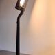 Vintage industrial black LIVAL desk lamp