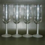 Large champagne flutes