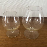 Crystal cognac glass set