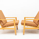Pair of mid century Danish style armchairs for Ton, 1970´s