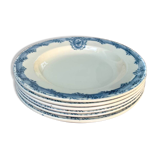 6 ironstone plates Salins Versailles model