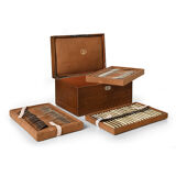 Coffret en bois et sa ménagère signés Jules Piault