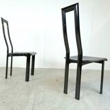 Italian Model Regia Dining Chairs by Antonello Mosca for Ycami, 1980s, Set of 6