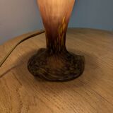 Lampe tulipe pâte de verre